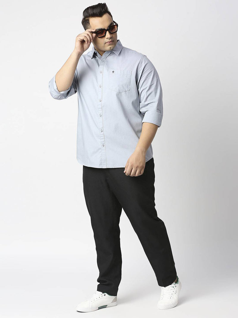 Thomas Scott Men Plus Size Cotton Casual Shirt