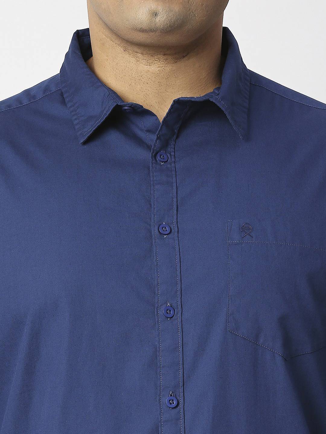Thomas Scott Men Plus Size Cotton Casual Shirt