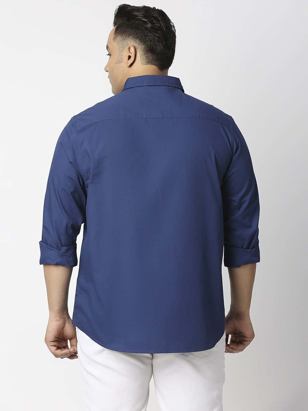 Thomas Scott Men Plus Size Cotton Casual Shirt