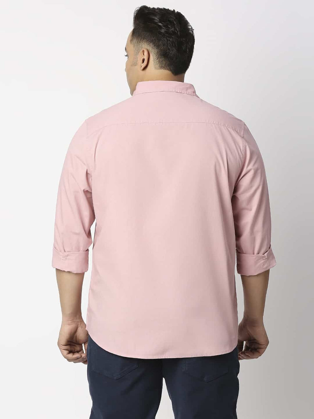 Thomas Scott Men Plus Size Cotton Casual Shirt