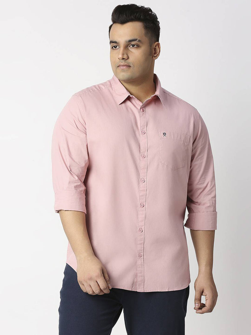 Thomas Scott Men Plus Size Cotton Casual Shirt