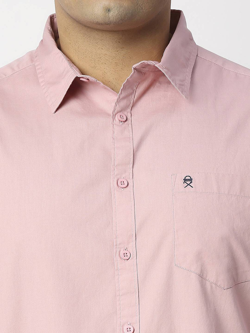 Thomas Scott Men Plus Size Cotton Casual Shirt