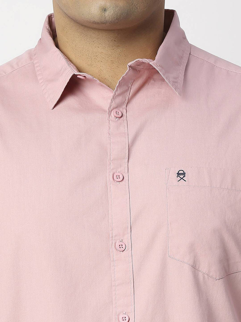 Thomas Scott Men Plus Size Cotton Casual Shirt