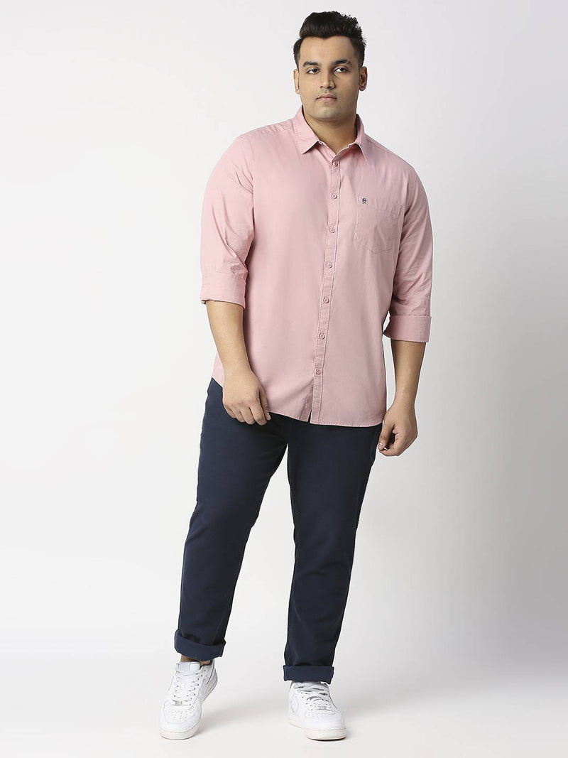 Thomas Scott Men Plus Size Cotton Casual Shirt