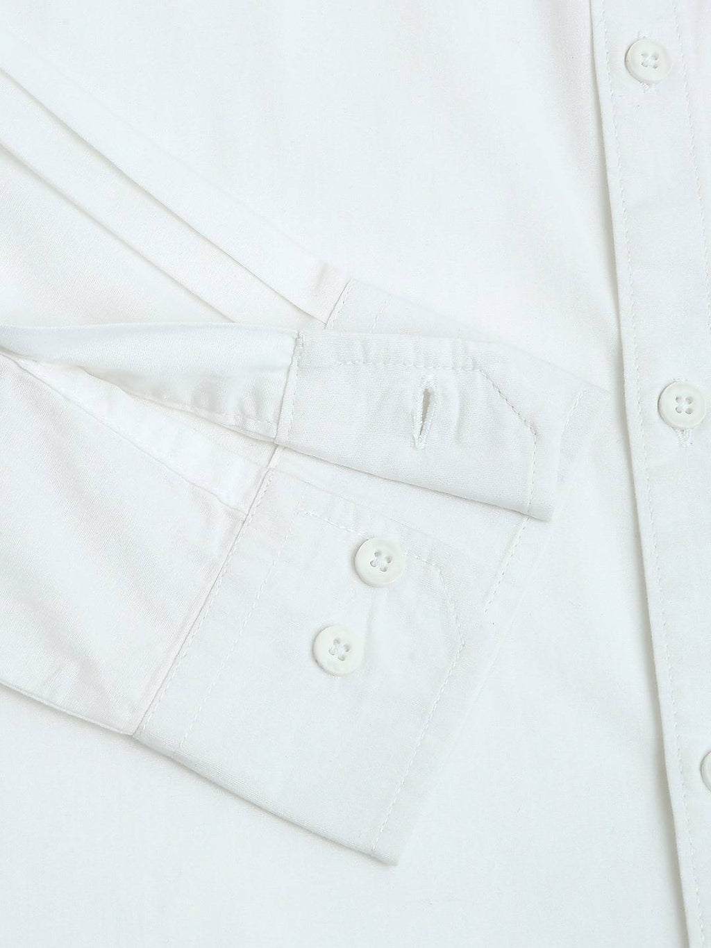 Thomas Scott Men Plus Size Classic Spread Collar Pure Cotton Casual Shirt