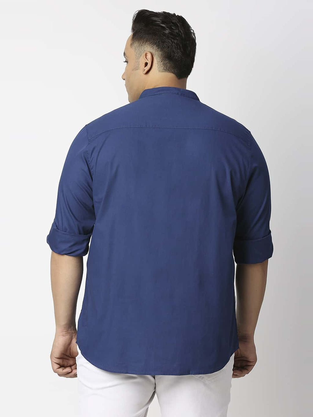 Thomas Scott Men Plus Size Premium Slim Fit Pure Cotton Casual Shirt