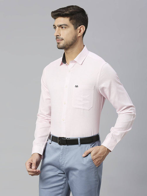 Thomas Scott Men Classic Slim Fit Opaque Pure Cotton Formal Shirt