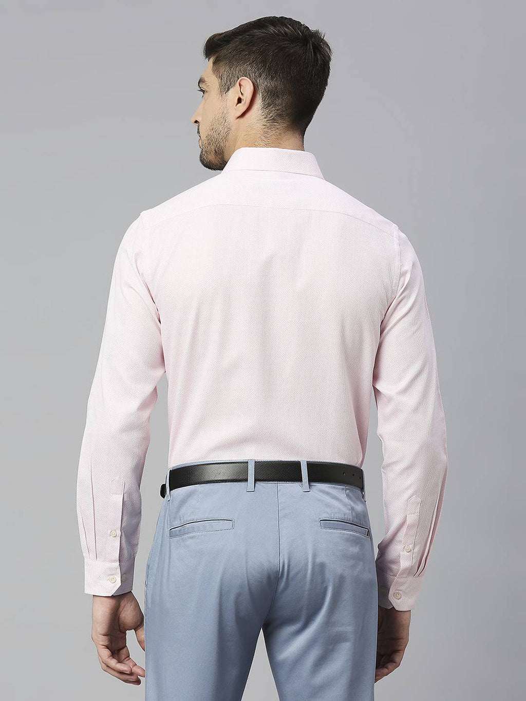 Thomas Scott Men Classic Slim Fit Opaque Pure Cotton Formal Shirt