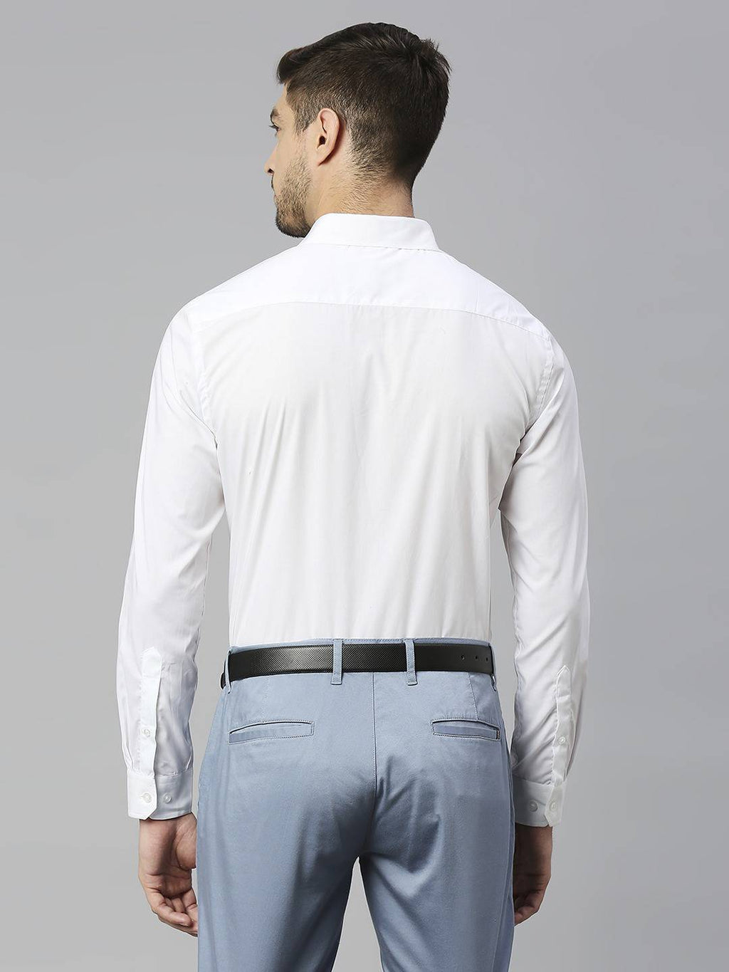 Thomas Scott Men Spread Collar Classic Fit Slim Fit Pure Cotton Formal Shirt
