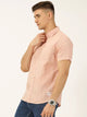 Thomas Scott Men Classic Cotton Linen Slim Fit Short Sleeves Casual Shirt