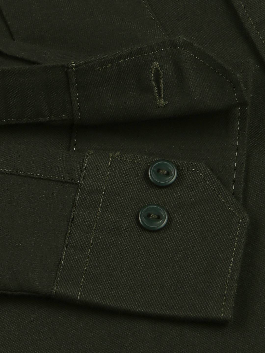 Thomas Scott Men Cotton Twill Classic Slim Fit Opaque Casual Shirt