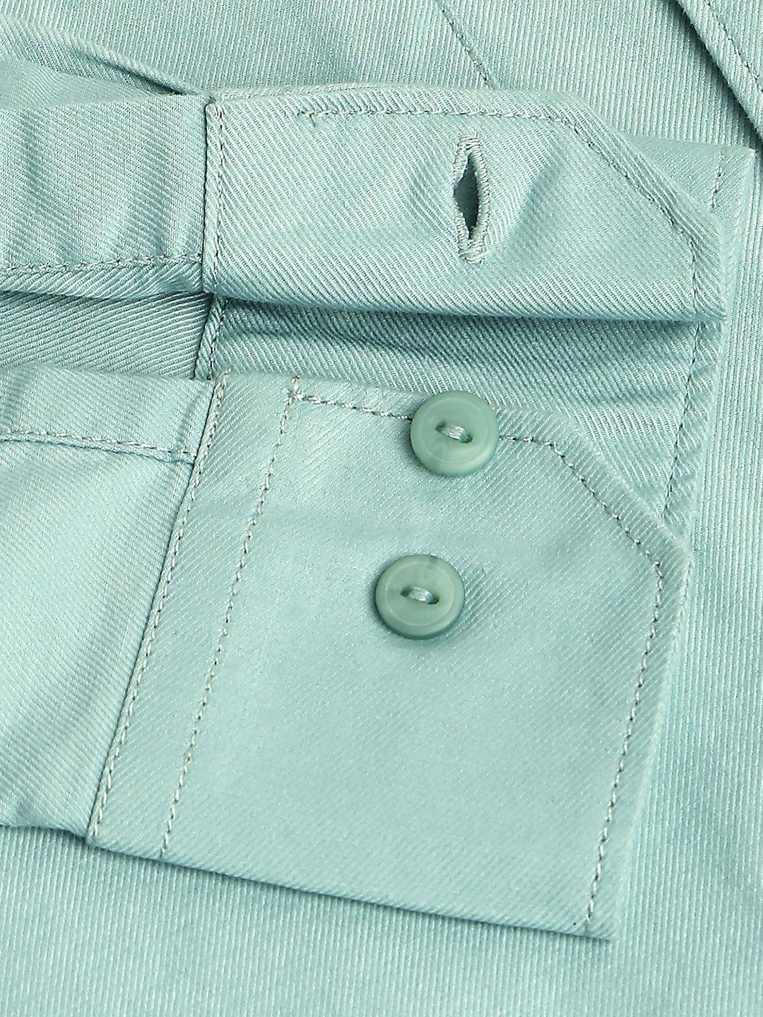 Thomas Scott Men Cotton Twill Classic Slim Fit Opaque Casual Shirt