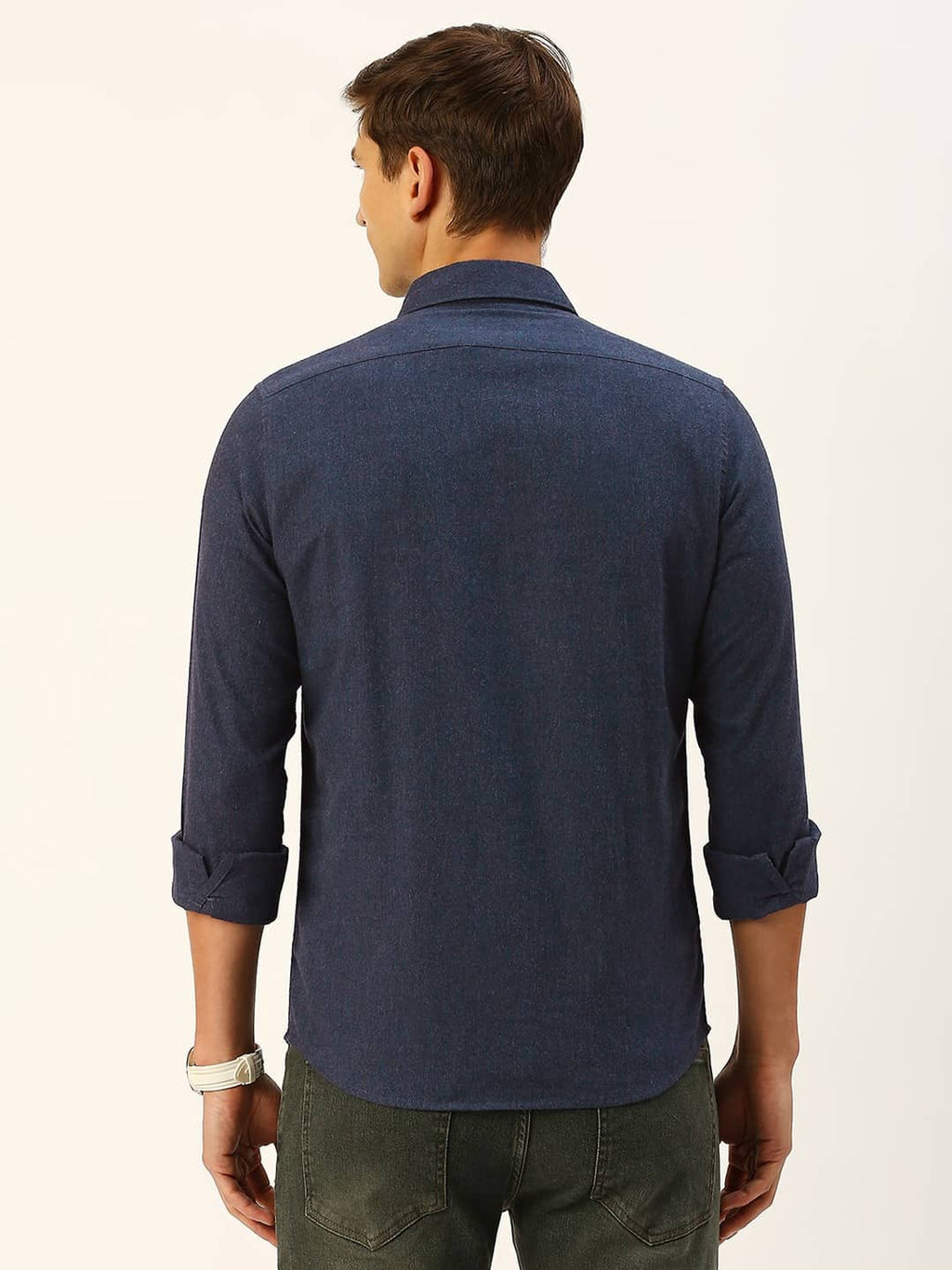 Thomas Scott Men Classic Slim Fit Flannel Casual Shirt