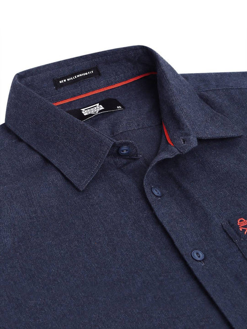 Thomas Scott Men Classic Slim Fit Flannel Casual Shirt