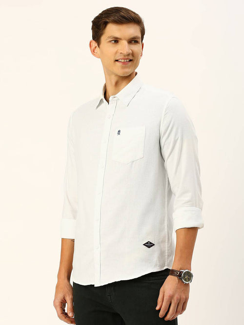 Thomas Scott Men Classic Slim Fit Flannel Casual Shirt