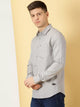 Thomas Scott Men Standard Spread Collar Long Sleeves Cotton Slim Fit Casual Shirt