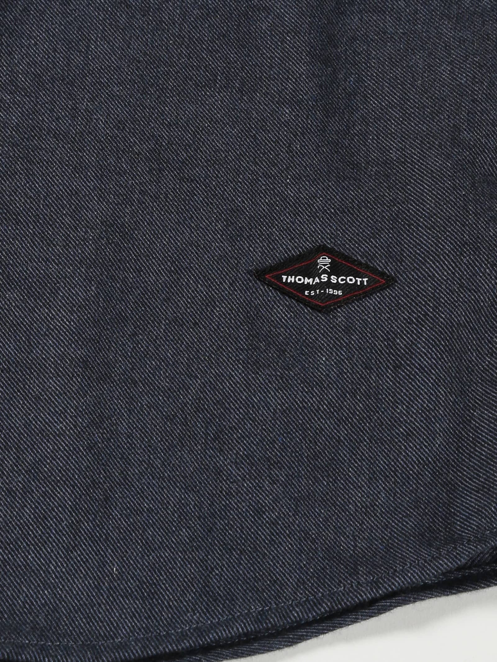 Thomas Scott Men Smart Slim Fit Flannel Casual Shirt