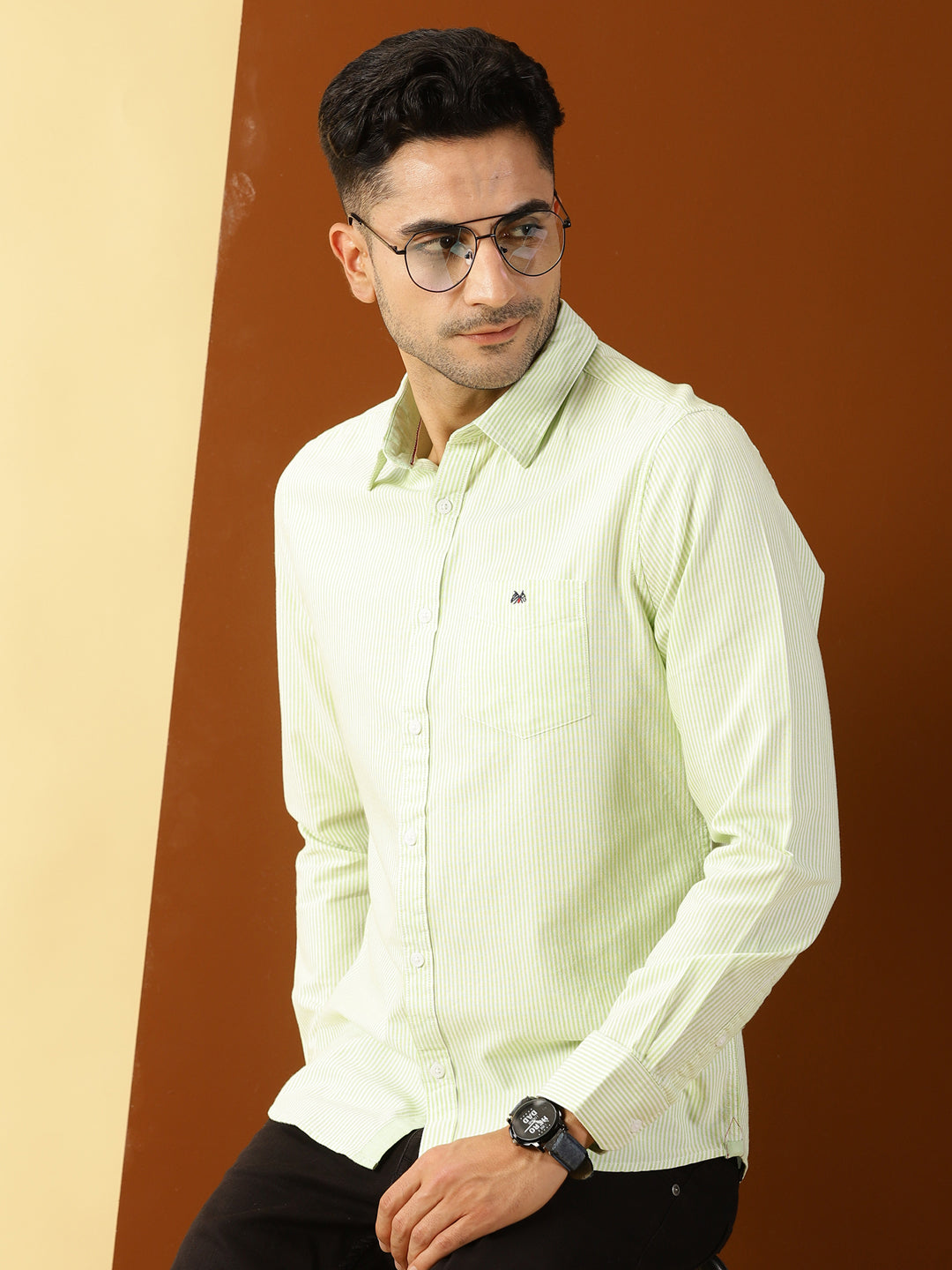 Thomas Scott Men Smart Slim Fit Opaque Casual Shirt