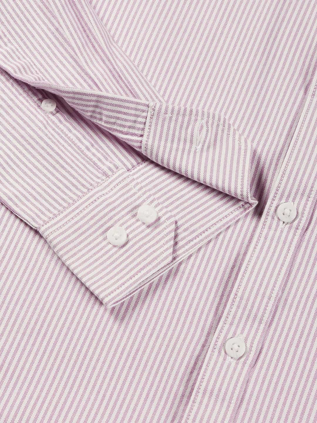 Thomas Scott Men Purple Smart Slim Fit Opaque Casual Shirt