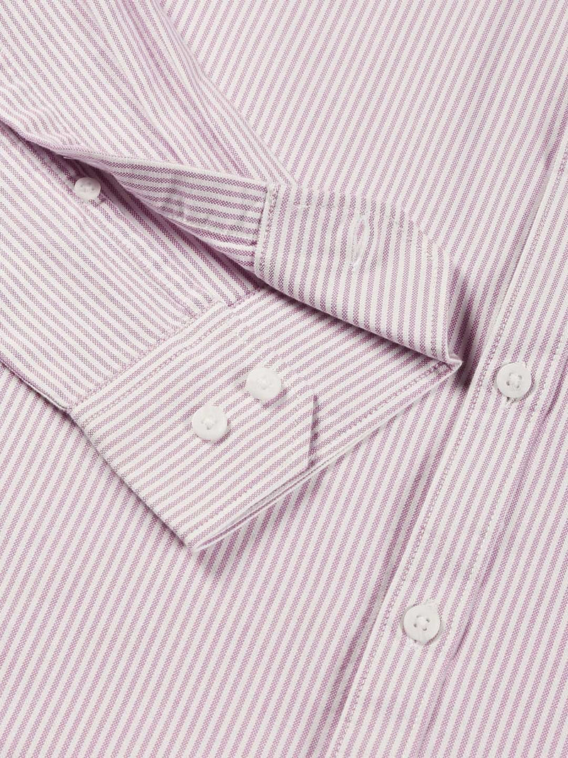 Thomas Scott Men Purple Smart Slim Fit Opaque Casual Shirt