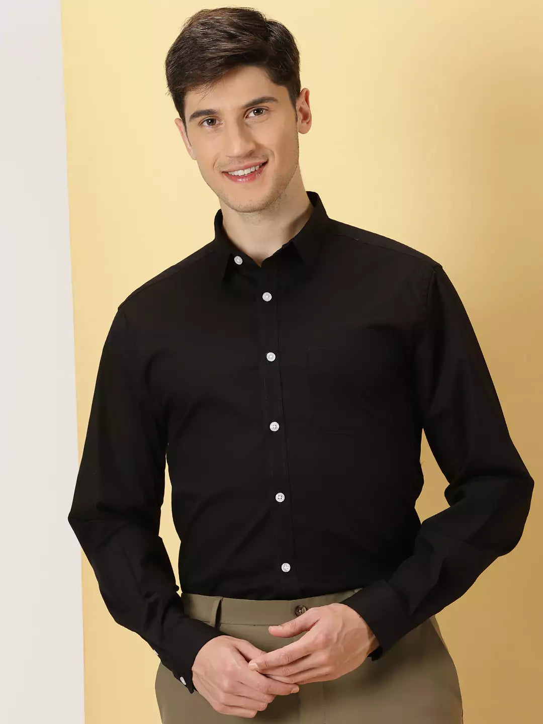 Thomas Scott Men Classic Slim Fit Formal Shirt