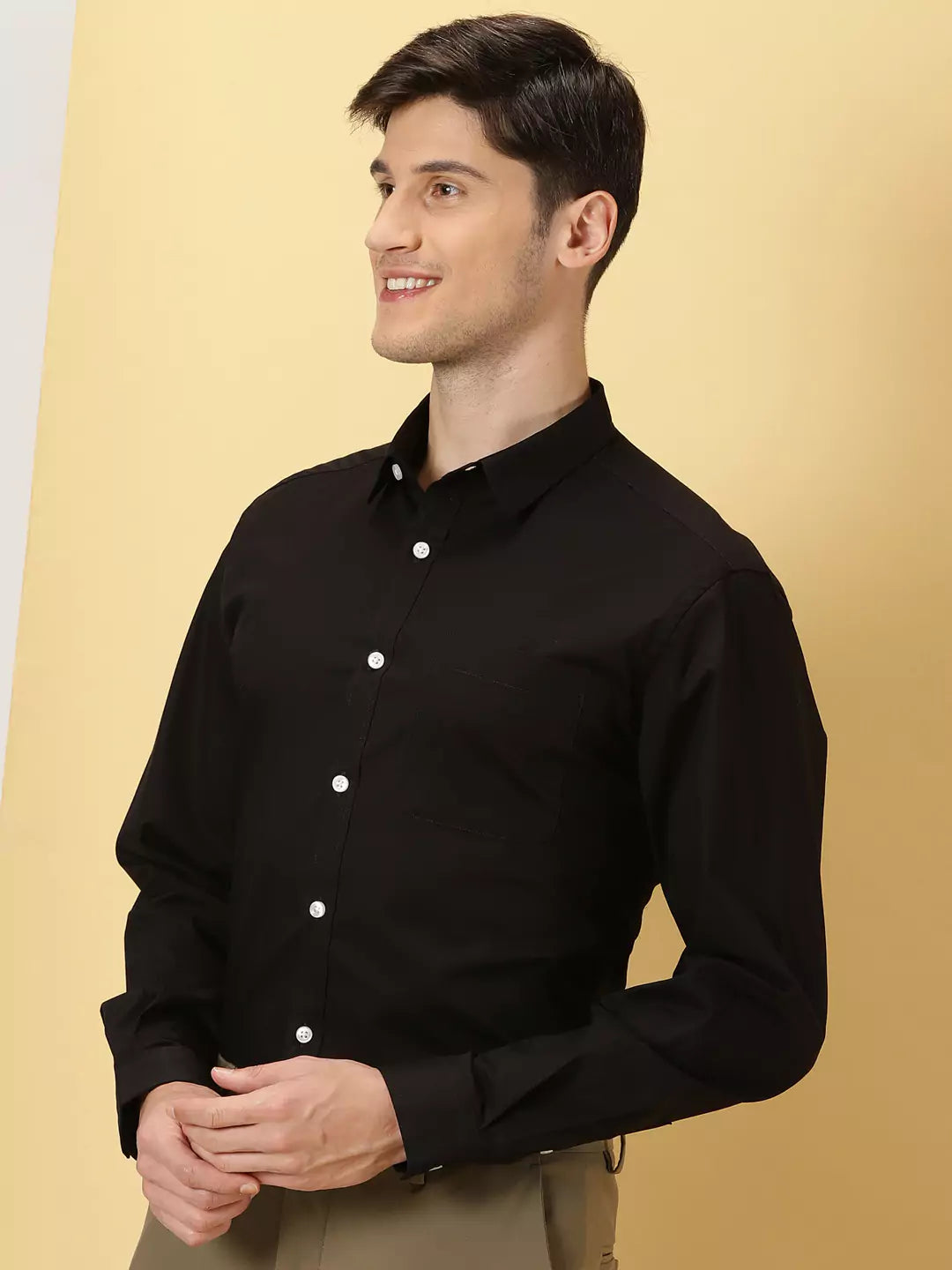 Thomas Scott Men Classic Slim Fit Formal Shirt