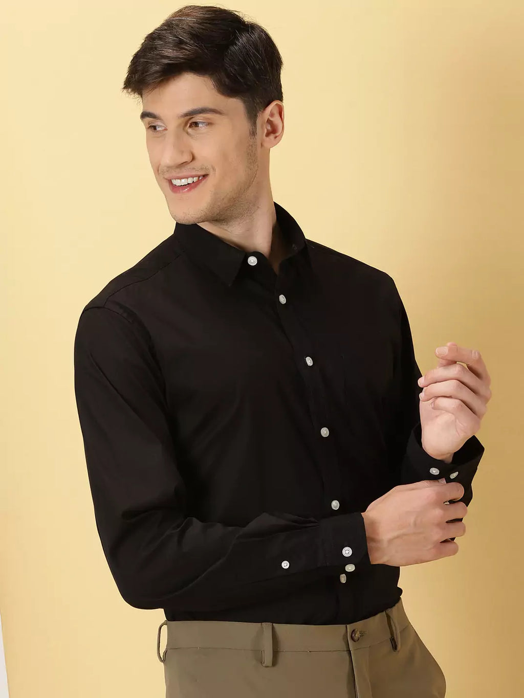 Thomas Scott Men Classic Slim Fit Formal Shirt