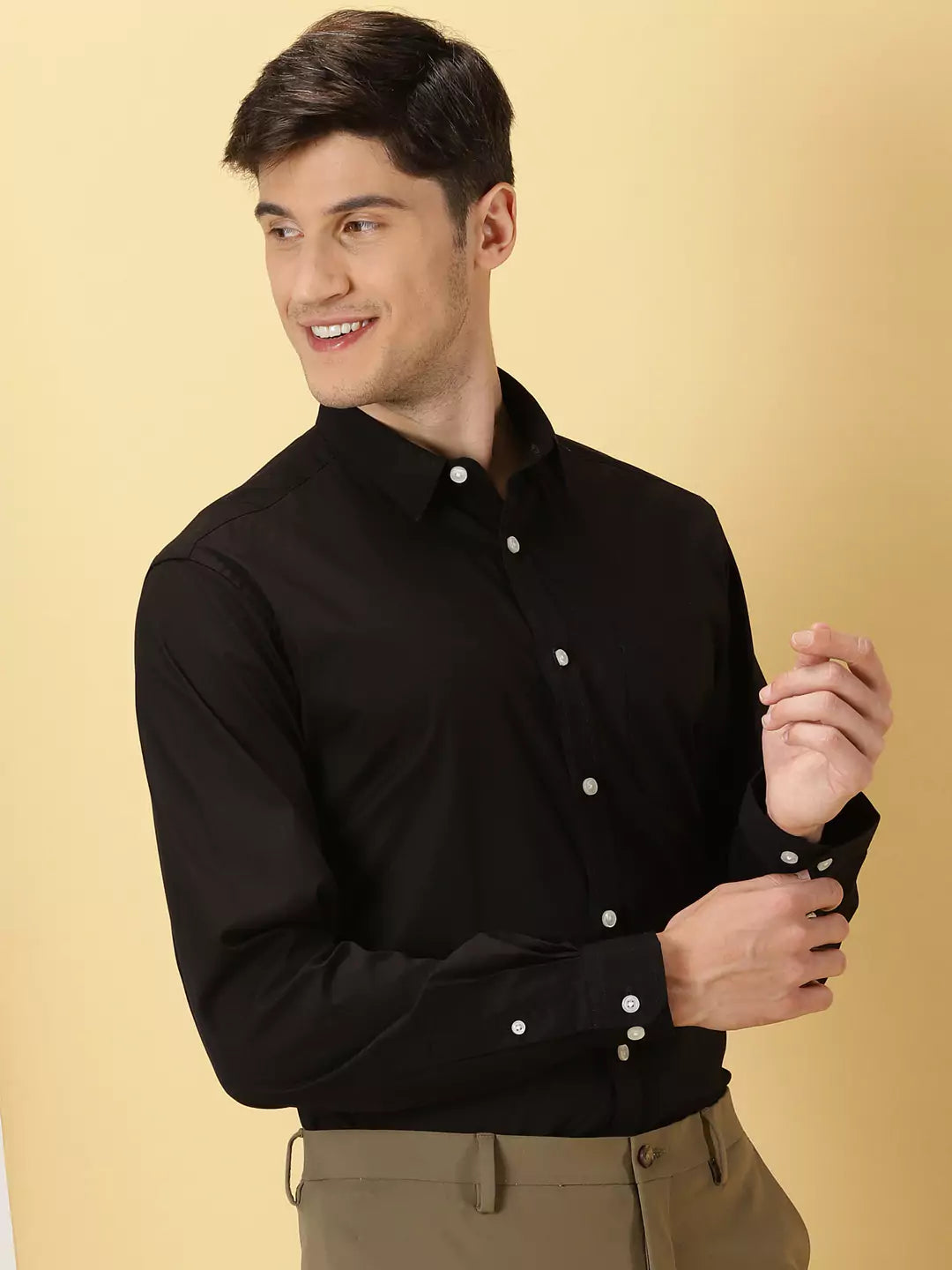 Thomas Scott Men Classic Slim Fit Formal Shirt