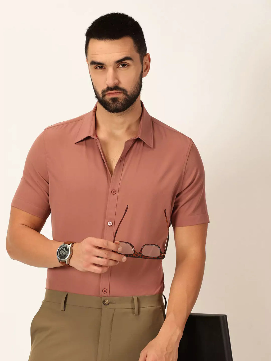 Thomas Scott Men Premium Slim Fit Casual Shirt
