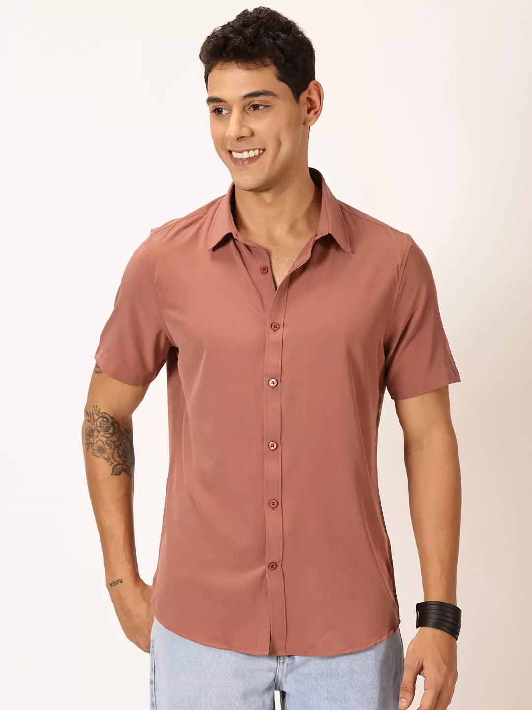 Thomas Scott Men Premium Slim Fit Casual Shirt