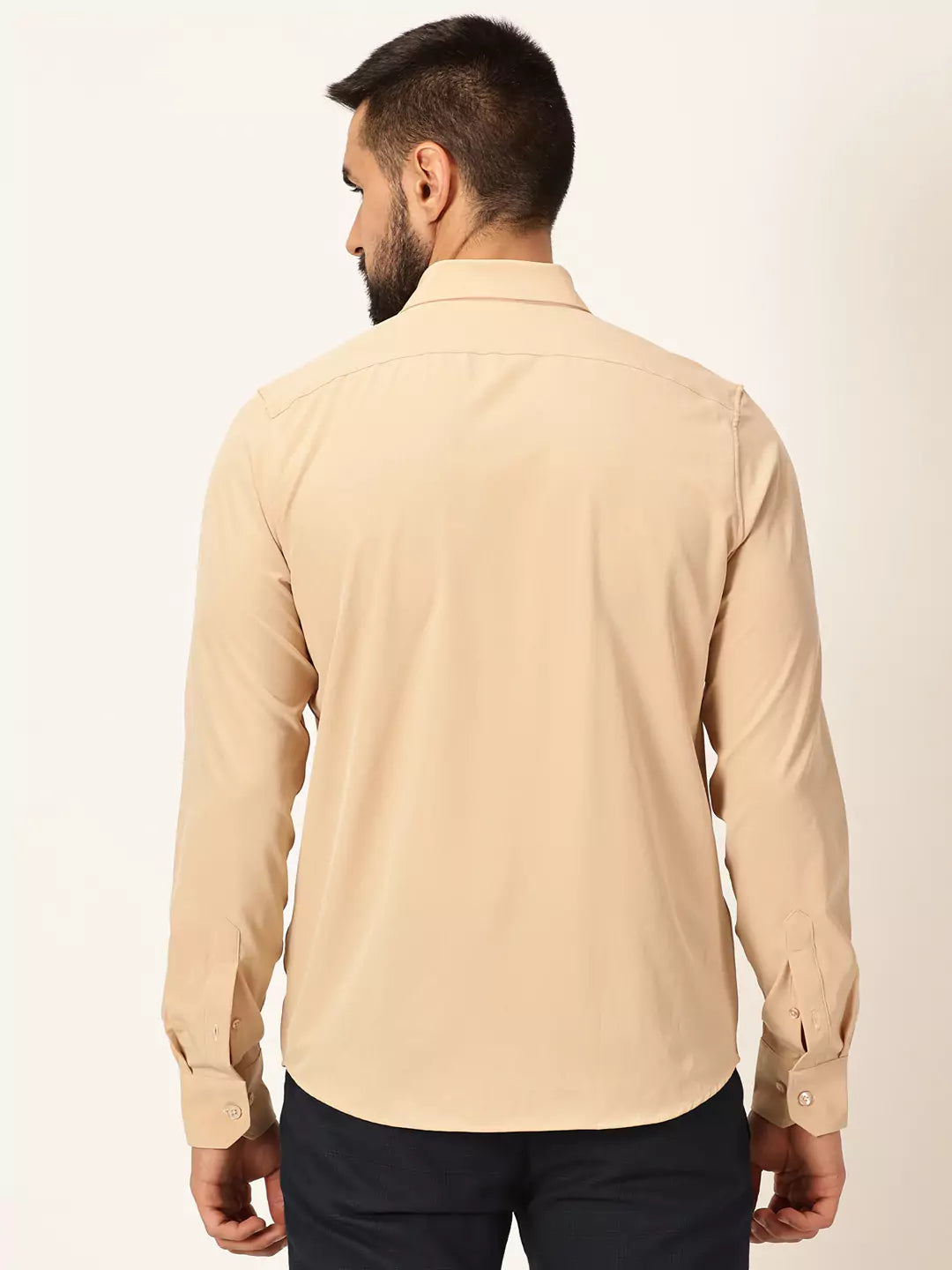 Thomas Scott Men Premium Slim Fit Long Sleeves Casual Shirt