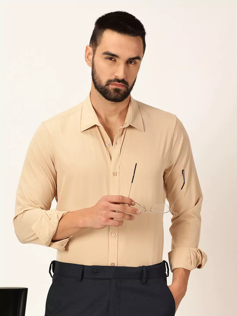 Thomas Scott Men Premium Slim Fit Long Sleeves Casual Shirt