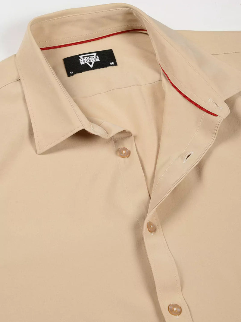 Thomas Scott Men Premium Slim Fit Long Sleeves Casual Shirt