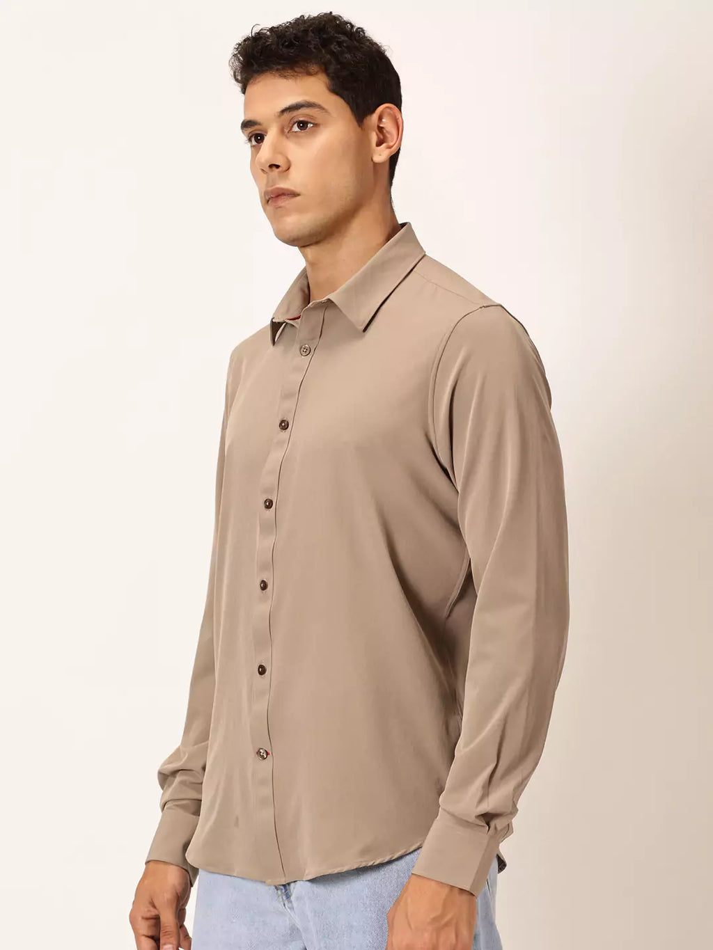 Thomas Scott Men Premium Slim Fit Long Sleeves Casual Shirt