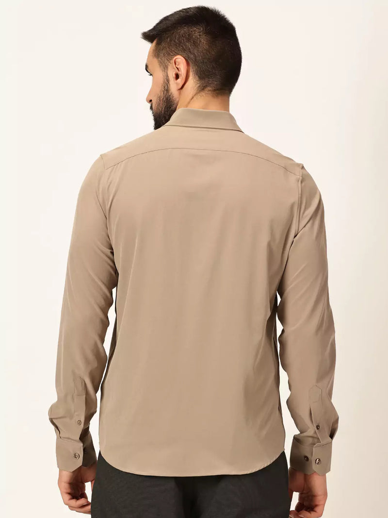 Thomas Scott Men Premium Slim Fit Long Sleeves Casual Shirt