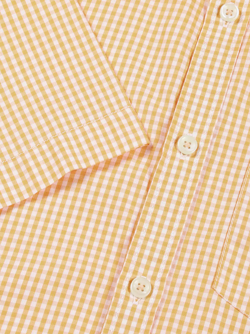 Thomas Scott Men Standard Slim Fit Checked Pure Cotton Casual Shirt