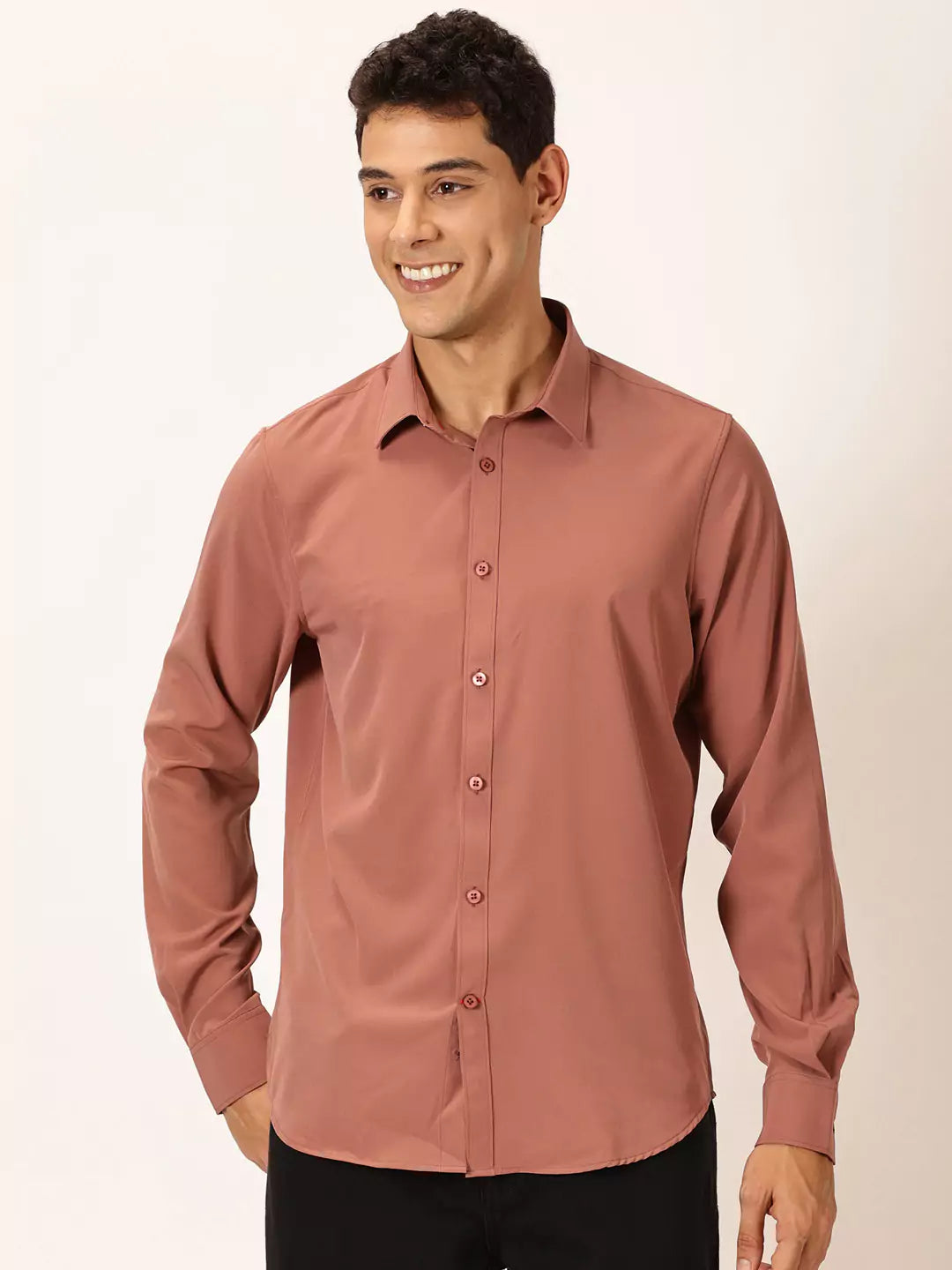 Thomas Scott Men Premium Slim Fit Long Sleeves Casual Shirt