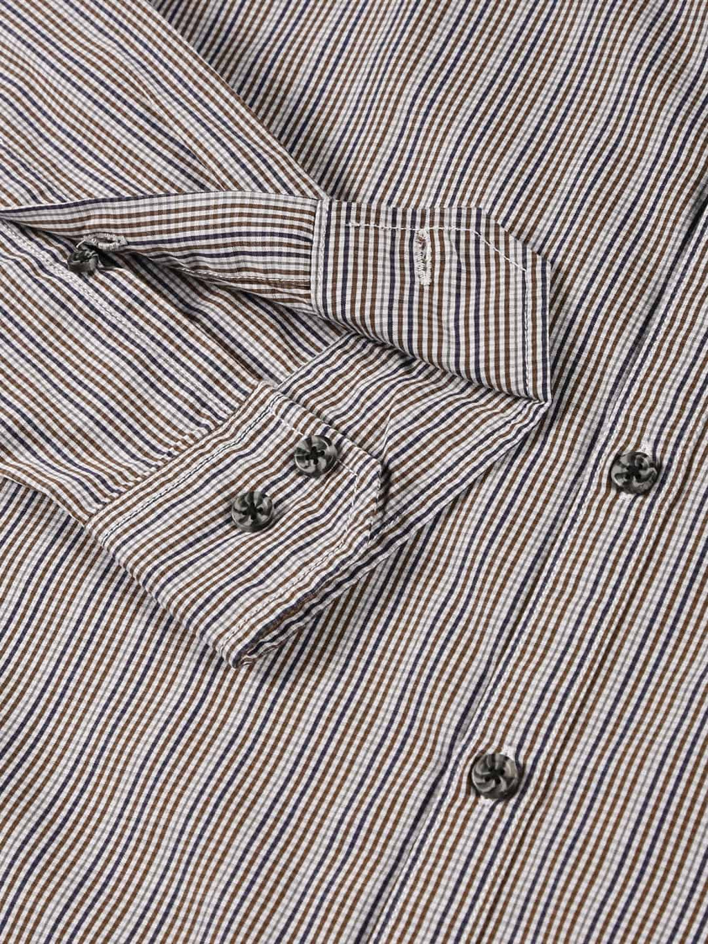 Thomas Scott Men Classic Slim Fit Tartan Checks Pure Cotton Casual Shirt