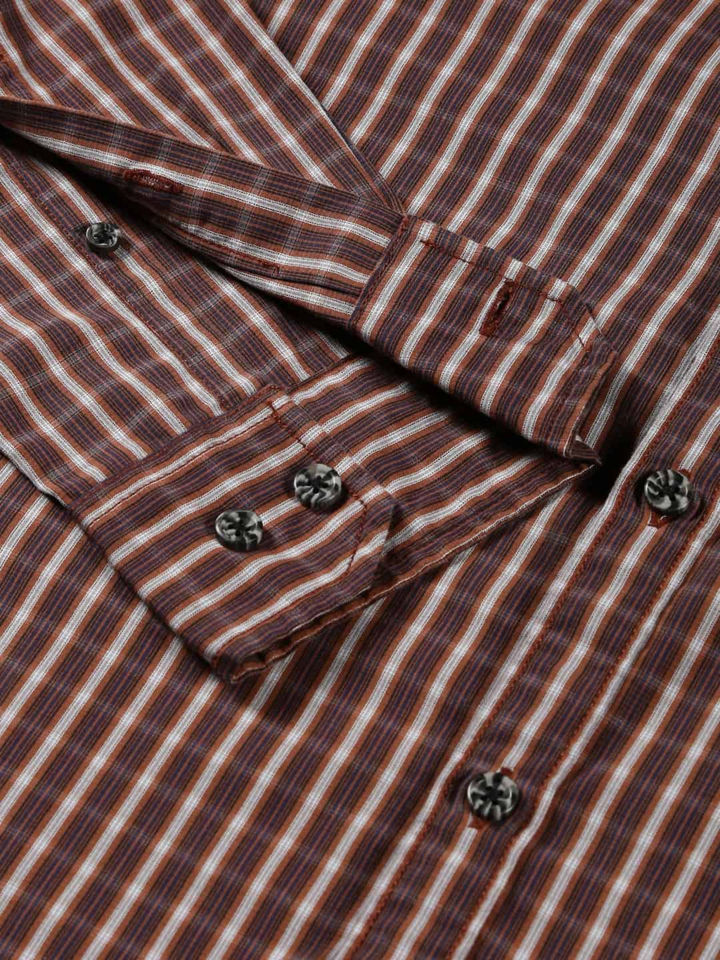 Thomas Scott Men Classic Slim Fit Windowpane Checked Pure Cotton Shirt