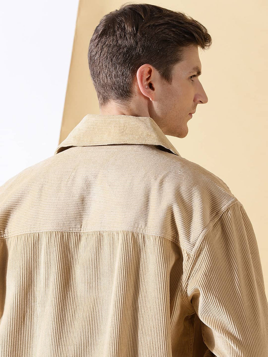 Thomas Scott Men Premium Corduroy Casual Shirt