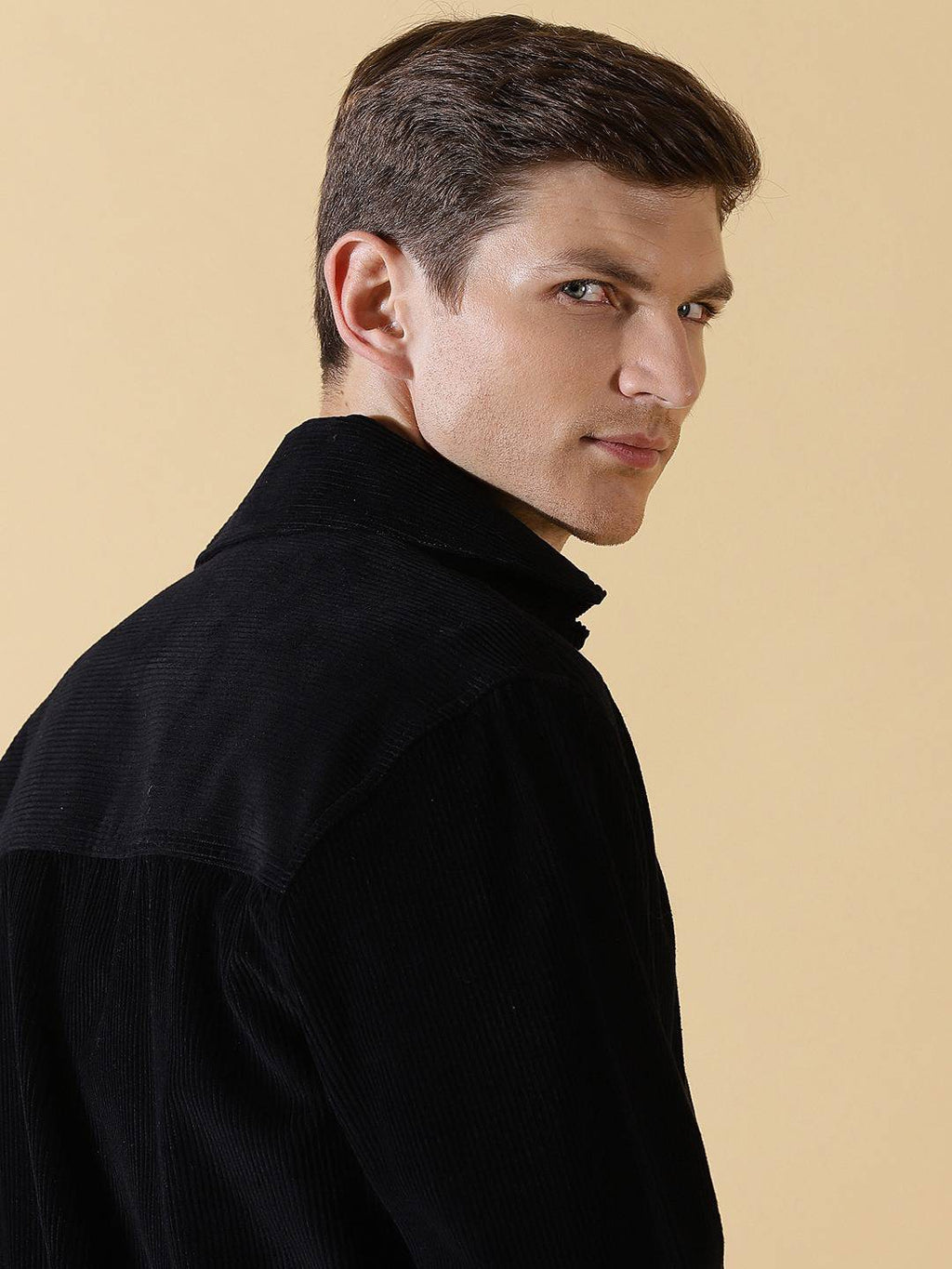 Thomas Scott Men Premium Corduroy Casual Shirt