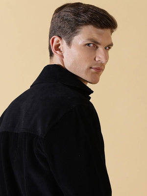Thomas Scott Men Premium Corduroy Casual Shirt