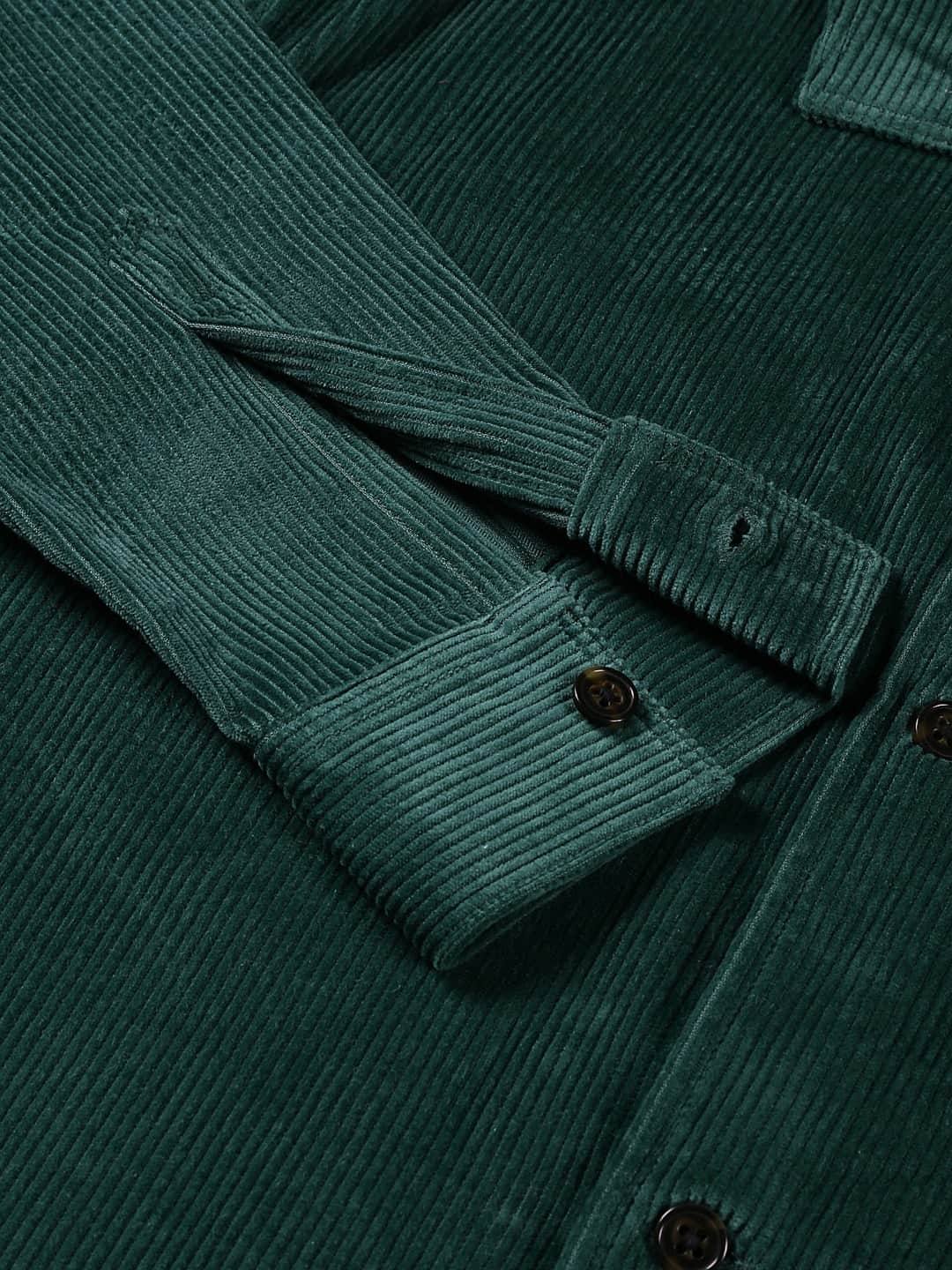 Thomas Scott Men Premium Corduroy Casual Shirt