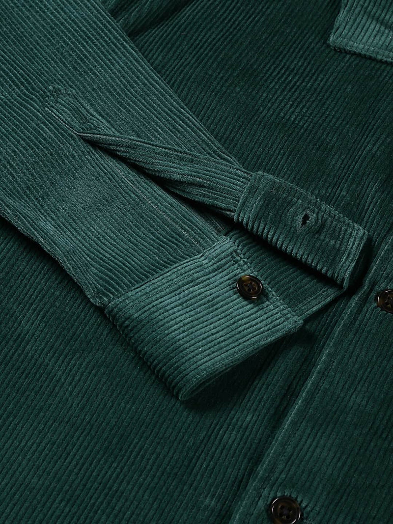 Thomas Scott Men Premium Corduroy Casual Shirt