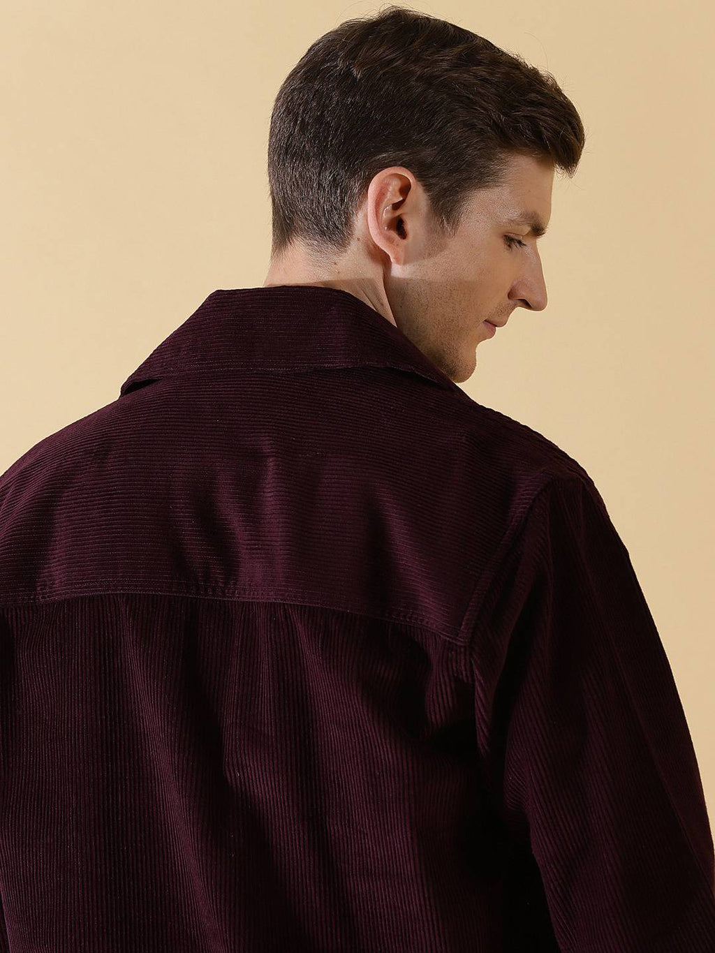 Thomas Scott Men Premium Corduroy Casual Shirt