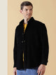Black Premium Corduroy Oversized Shackets For Men