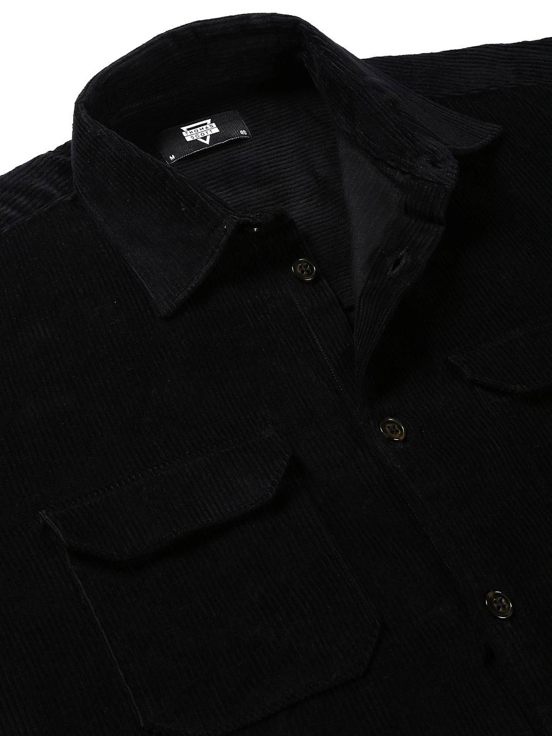 Thomas Scott Men Premium Corduroy Oversized Shackets