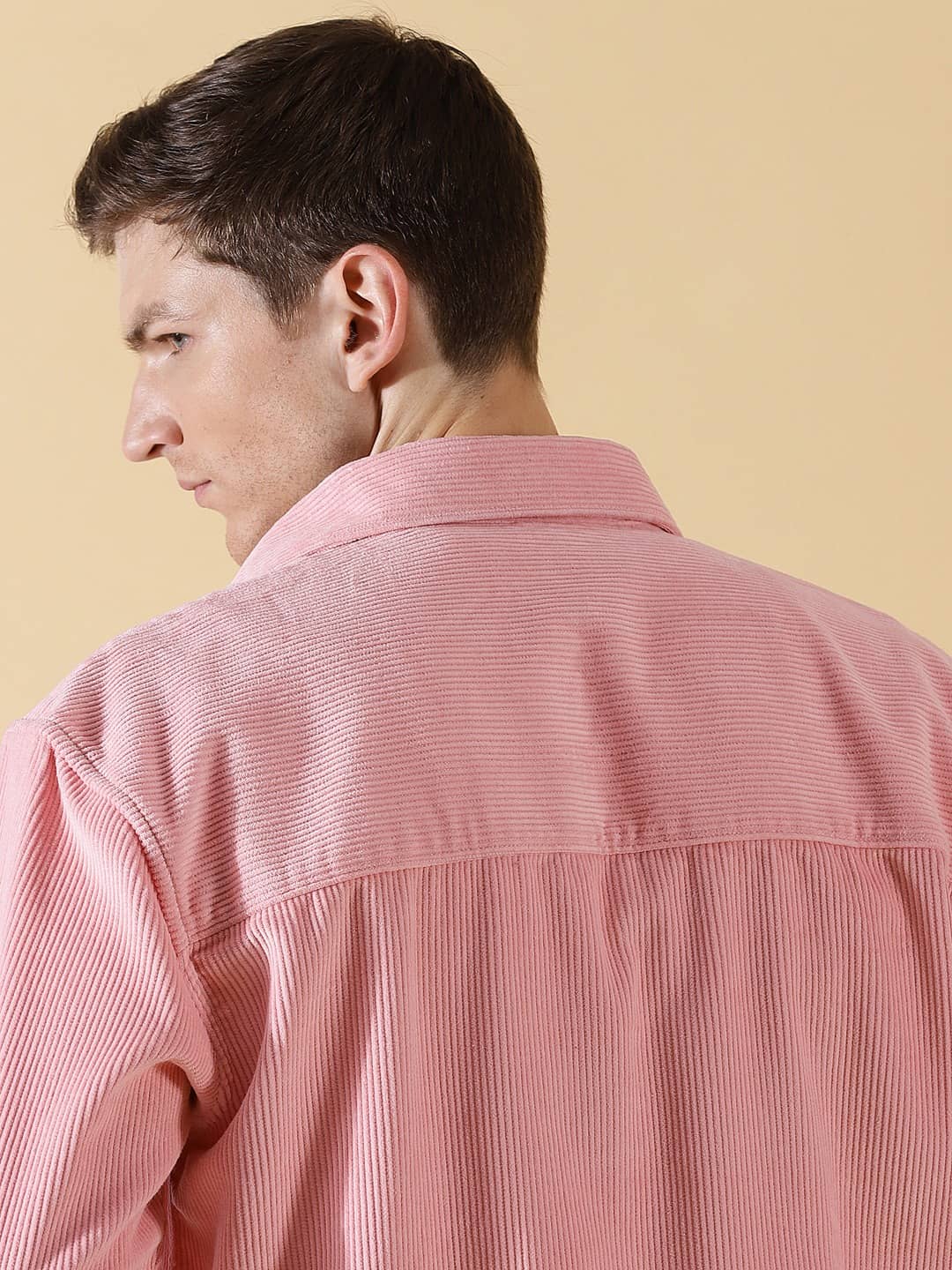 Thomas Scott Men Premium Corduroy Casual Shirt