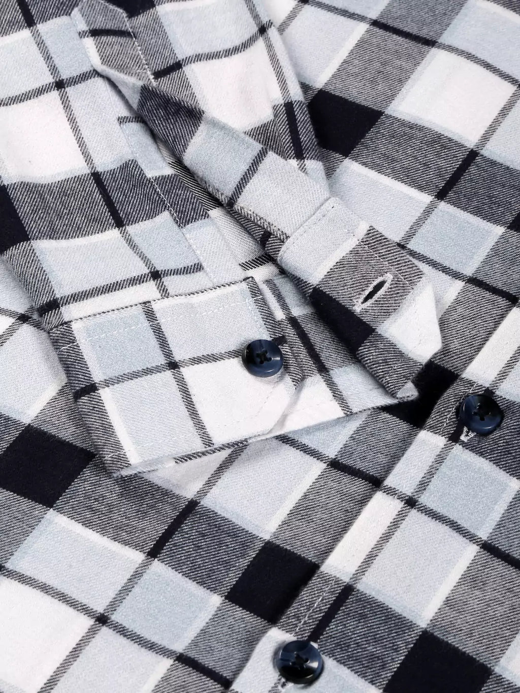 Thomas Scott Men Standard Tartan Checks Cotton Opaque Checked Casual Shackets Shirt