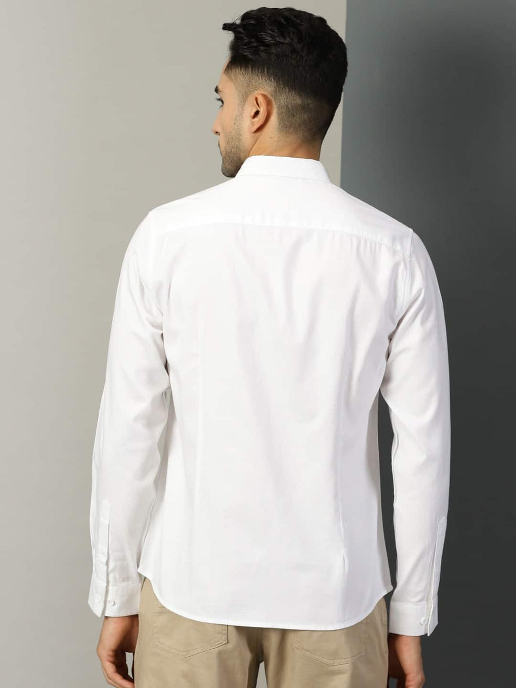 Thomas Scott Men Classic Regular Fit Cotton Oxford Casual Shirt